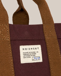 Mini Shopper Bag No 45 in Canvas Garnet