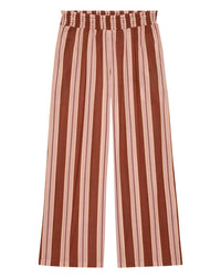 The Smocked Sleep Pant in Ganache Stripe