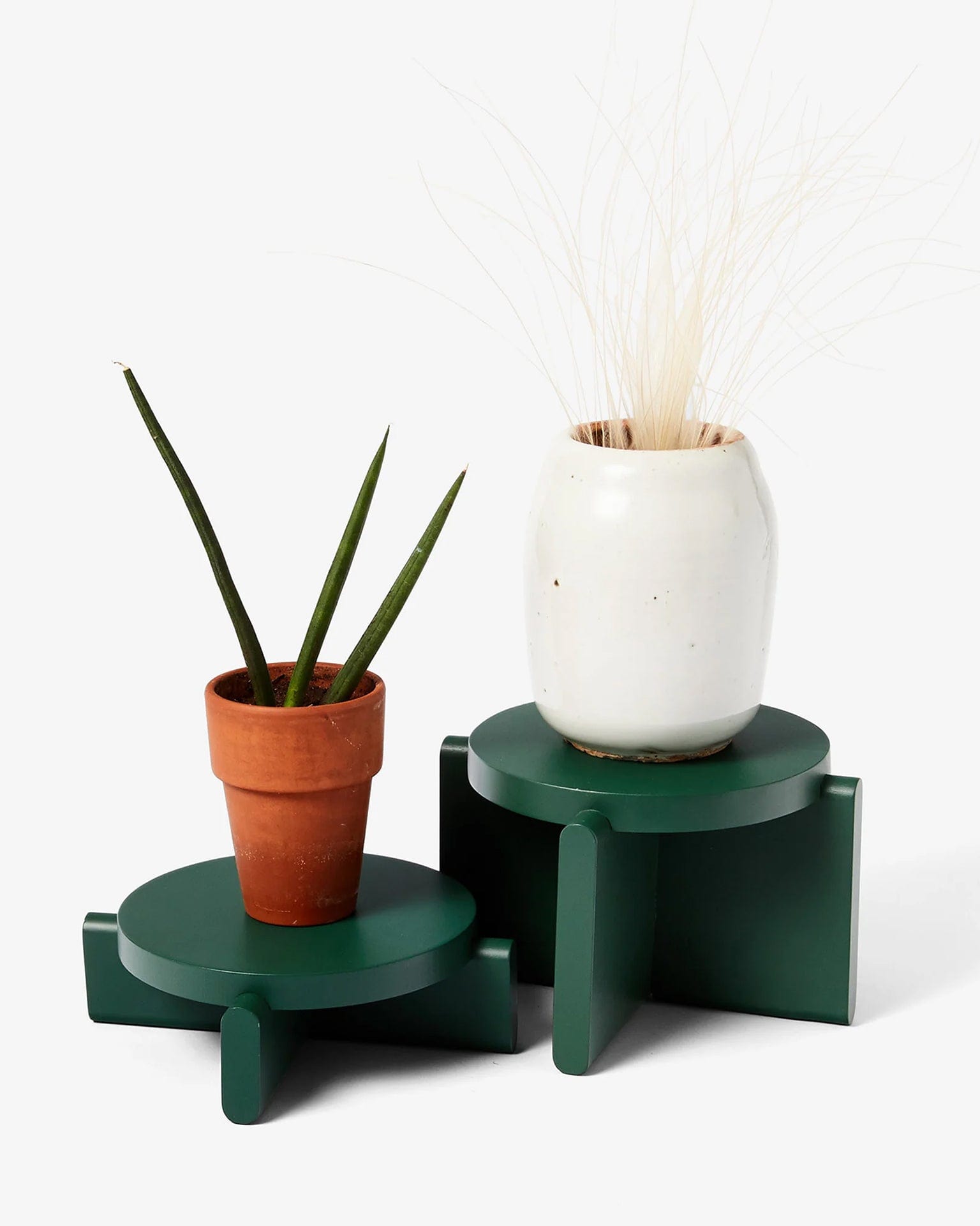 Pedestal Set - Green - 2pcs - Thumbnail 2