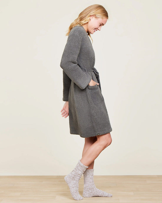 Barefoot Dreams CC Solid Robe in Olive Branch