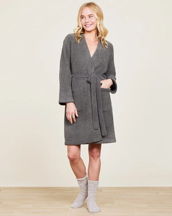 Barefoot Dreams CC Solid Robe in Olive Branch