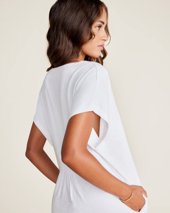 Barefoot Dreams Cozyterry Caftan in Sea Salt