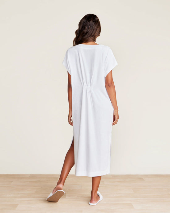 Barefoot Dreams Cozyterry Caftan in Sea Salt