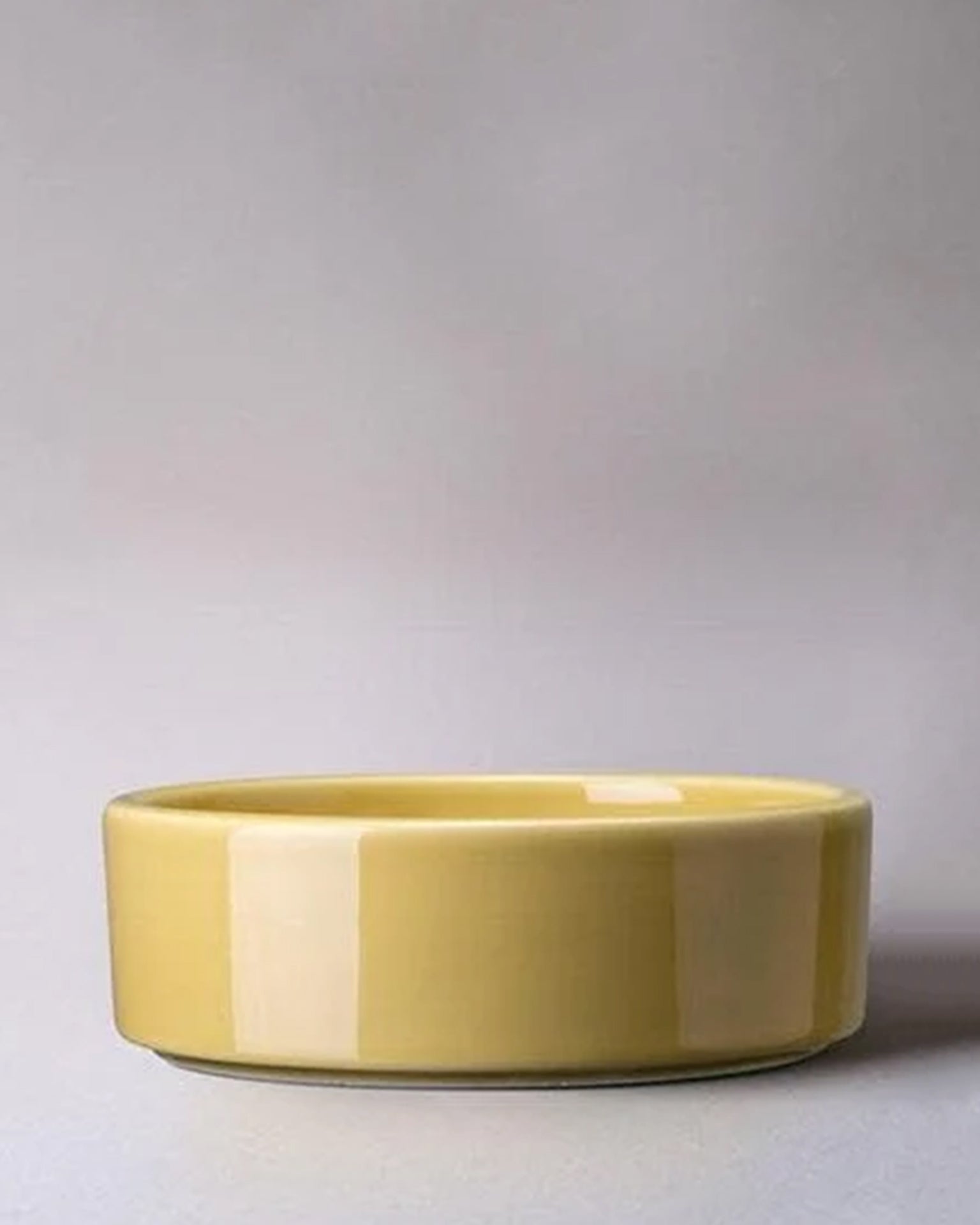 Hoff Glazed 7.1 inch Saucer in Pale Yellow