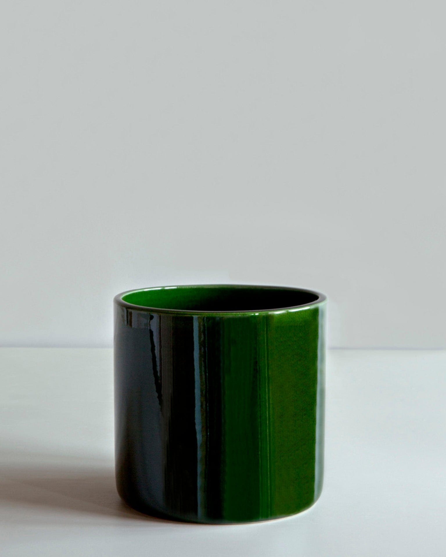 Bergs Potter 5.1 inch Romeo Glazed Emerald Green Cachepot Vases – Baske