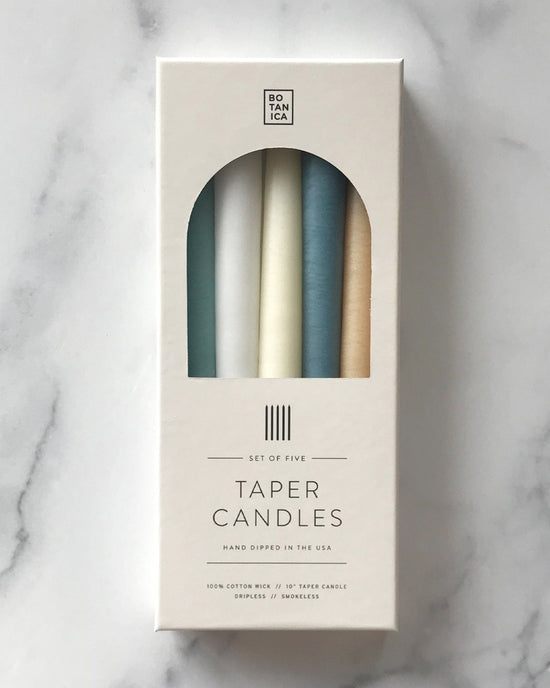 BOTANICA Zodiac Taper Candles in Air 