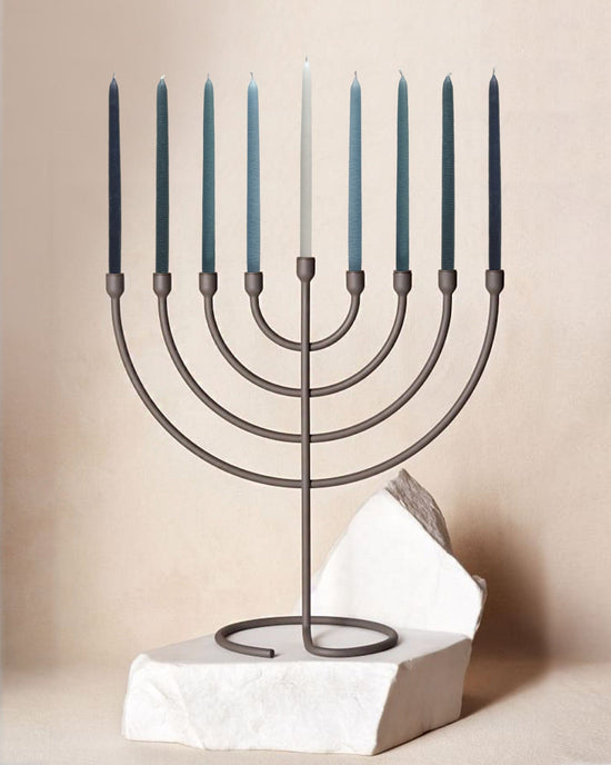 BOTANICA Menorah Hanukkah Mini Taper Candles 