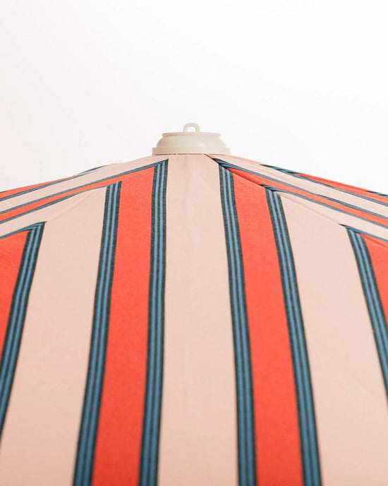 Business & Pleasure Co Home Amalfi Umbrella - Bistro Dusty Pink Stripe