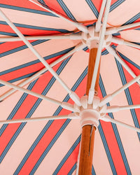 Business & Pleasure Co Home Amalfi Umbrella - Bistro Dusty Pink Stripe