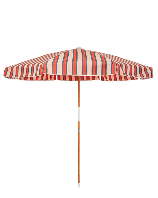 Business & Pleasure Co Home Amalfi Umbrella - Bistro Dusty Pink Stripe