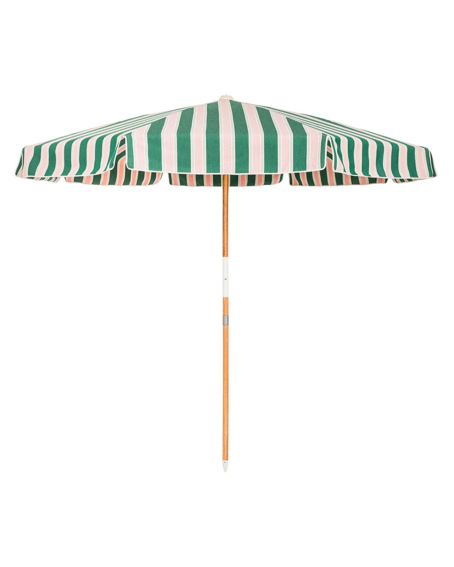 Amalfi Umbrella - Bistro Green Stripe