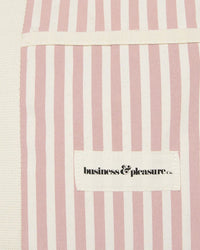 Business & Pleasure Co Home Beach Bag - Laurens Pink Stripe