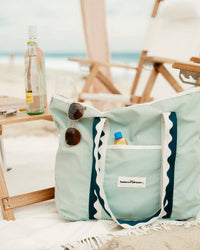 Business & Pleasure Co Beach Bag - Rivie Green 