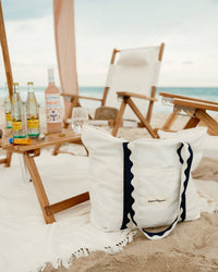 Business & Pleasure Co Home Beach Bag - Rivie White