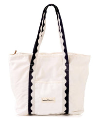 Business & Pleasure Co Home Beach Bag - Rivie White