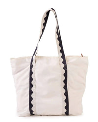 Business & Pleasure Co Home Beach Bag - Rivie White