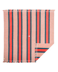 Business & Pleasure Co Beach Blanket - Bistro Dusty Pink Stripe 
