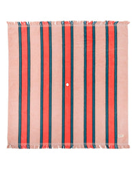 Business & Pleasure Co Beach Blanket - Bistro Dusty Pink Stripe 