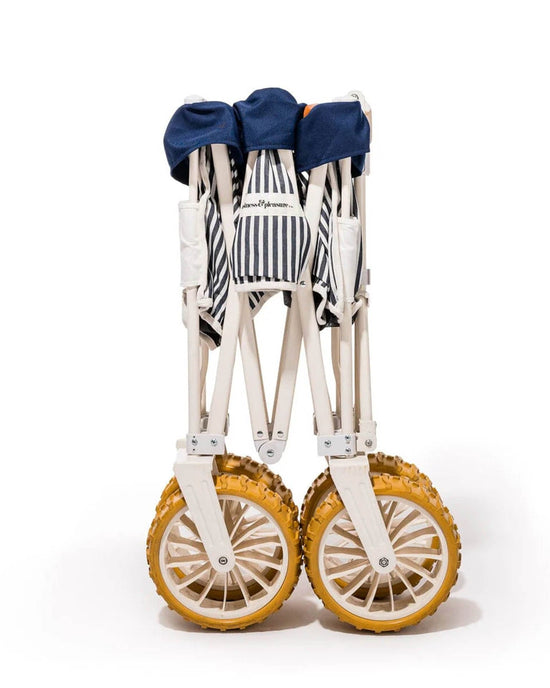 Business & Pleasure Co Home Beach Cart - Laurens Navy Stripe