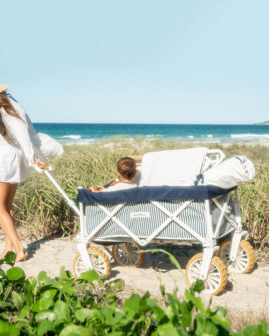 Business & Pleasure Co Home Beach Cart - Laurens Navy Stripe