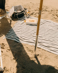 Business & Pleasure Co Beach Towel - Laurens Navy Stripe 