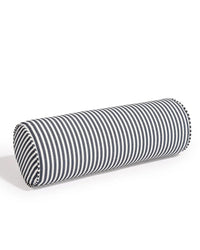 Business & Pleasure Co Bolster Pillow - Laurens Navy Stripe 