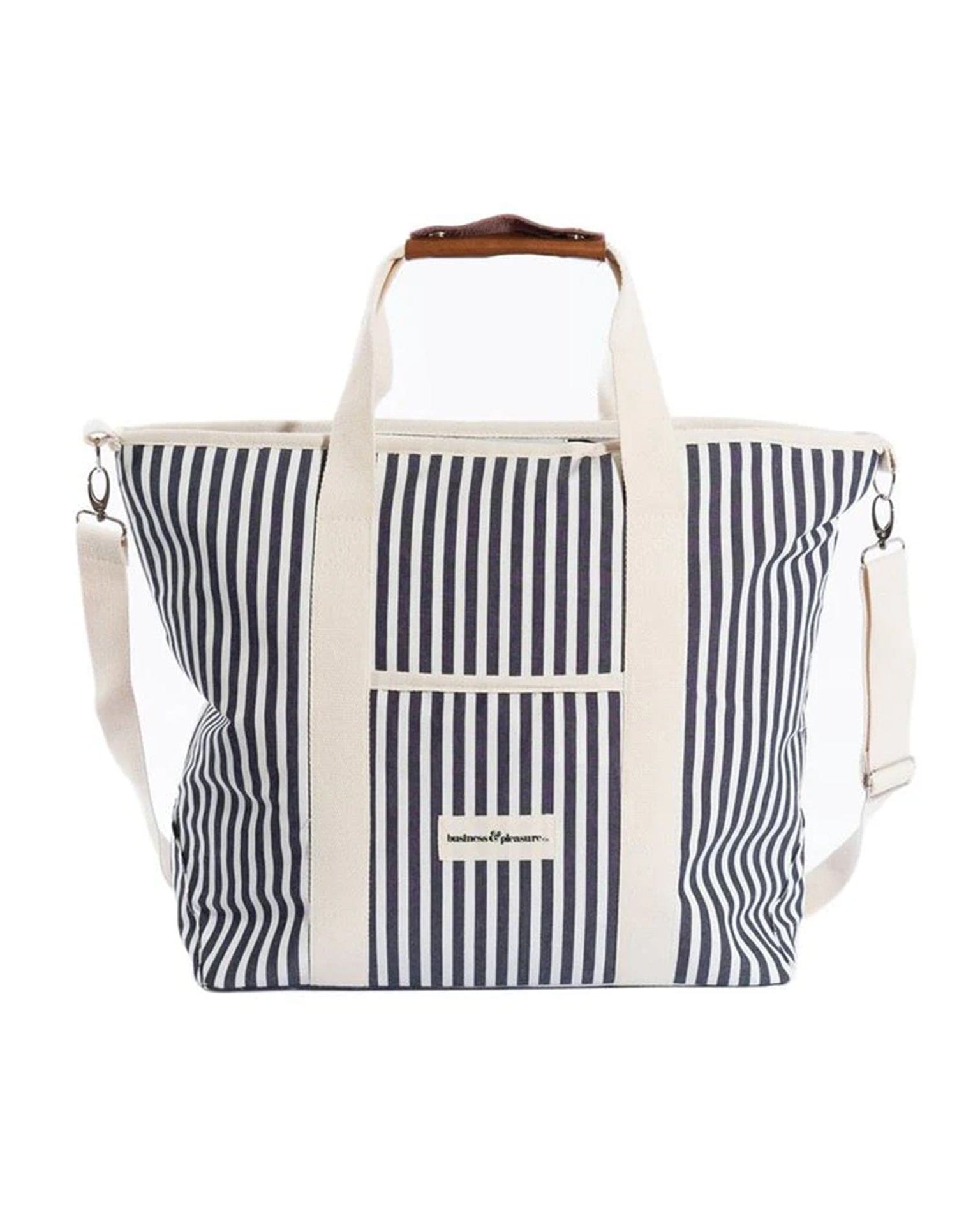 Cooler Tote Bag - Laurens Navy Stripe