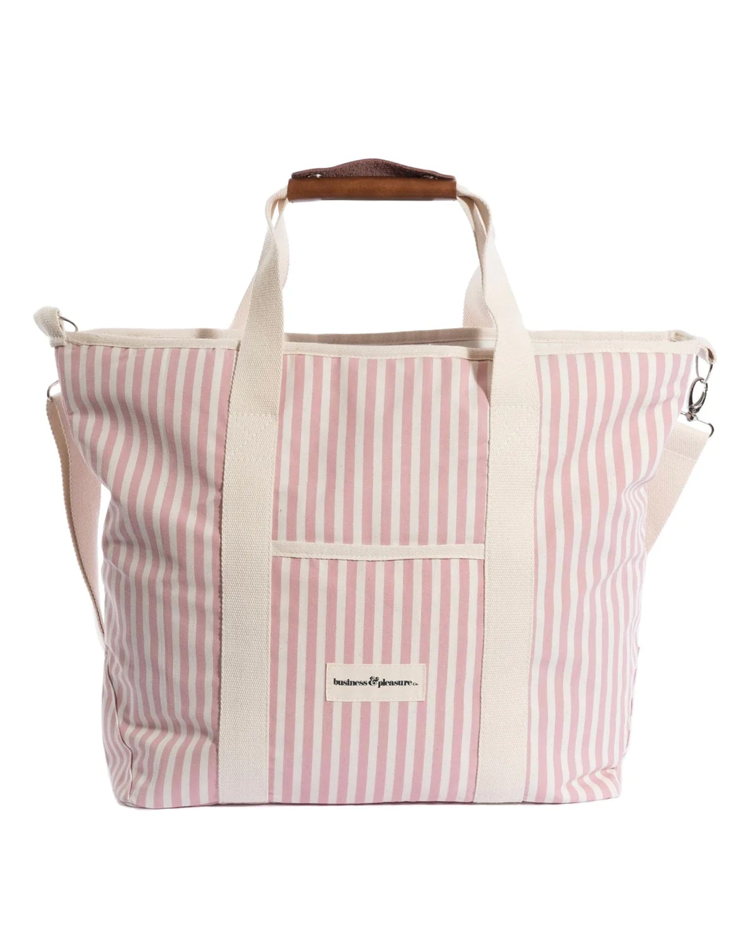 Cooler Tote Bag - Laurens Pink Stripe