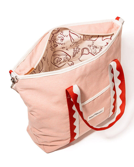 Business & Pleasure Co Cooler Tote Bag - Rivie Pink 
