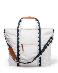 Business & Pleasure Co Home Cooler Tote Bag - Rivie White