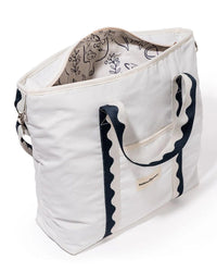 Business & Pleasure Co Home Cooler Tote Bag - Rivie White