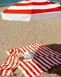 Business & Pleasure Co Home Holiday Beach Blanket - Le Sirenuse Capri Stripe