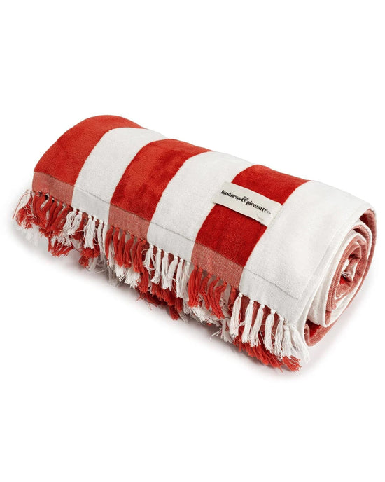 Business & Pleasure Co Home Holiday Beach Blanket - Le Sirenuse Capri Stripe
