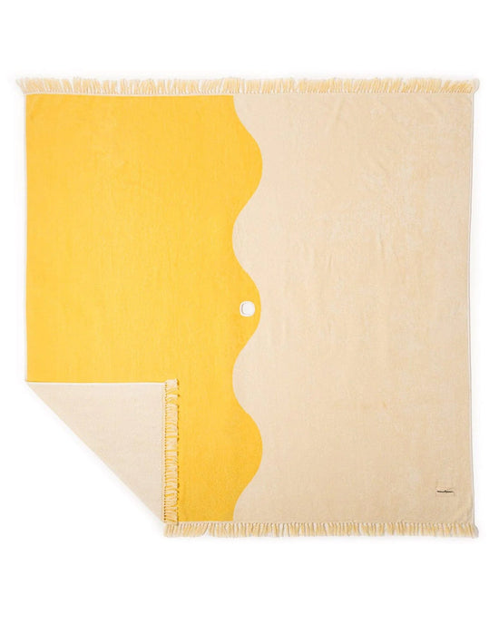 Business & Pleasure Co Holiday Beach Blanket - Ocean Mimosa Stripe 