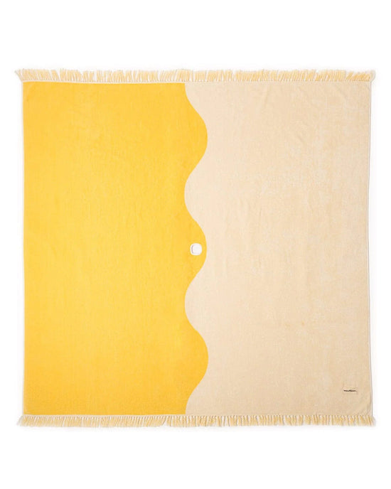 Business & Pleasure Co Holiday Beach Blanket - Ocean Mimosa Stripe 