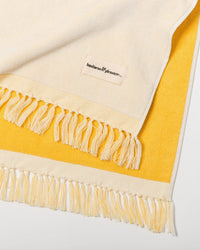 Business & Pleasure Co Holiday Beach Towel - Ocean Mimosa Stripe 