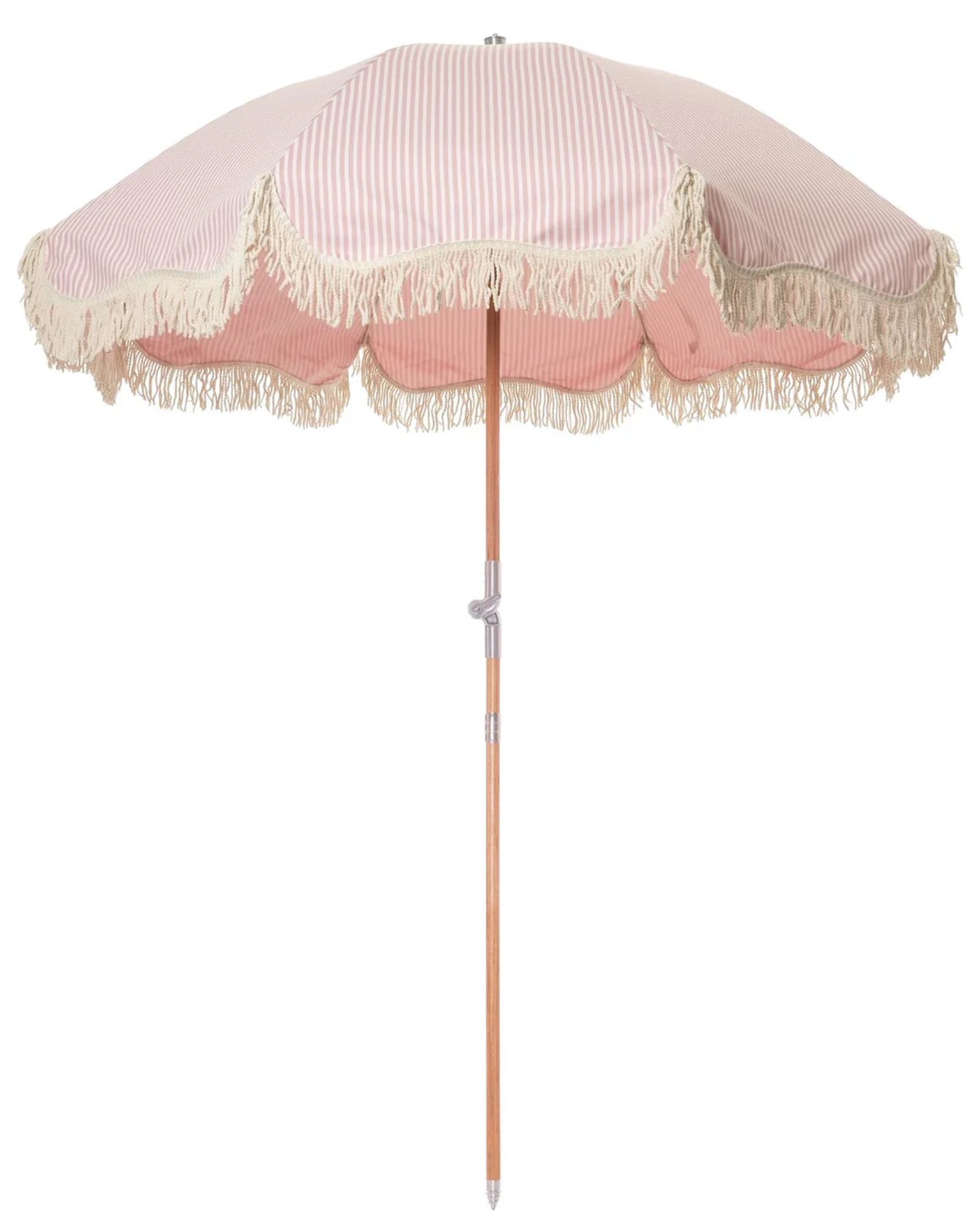 Premium Beach Umbrella - Laurens Pink Stripe