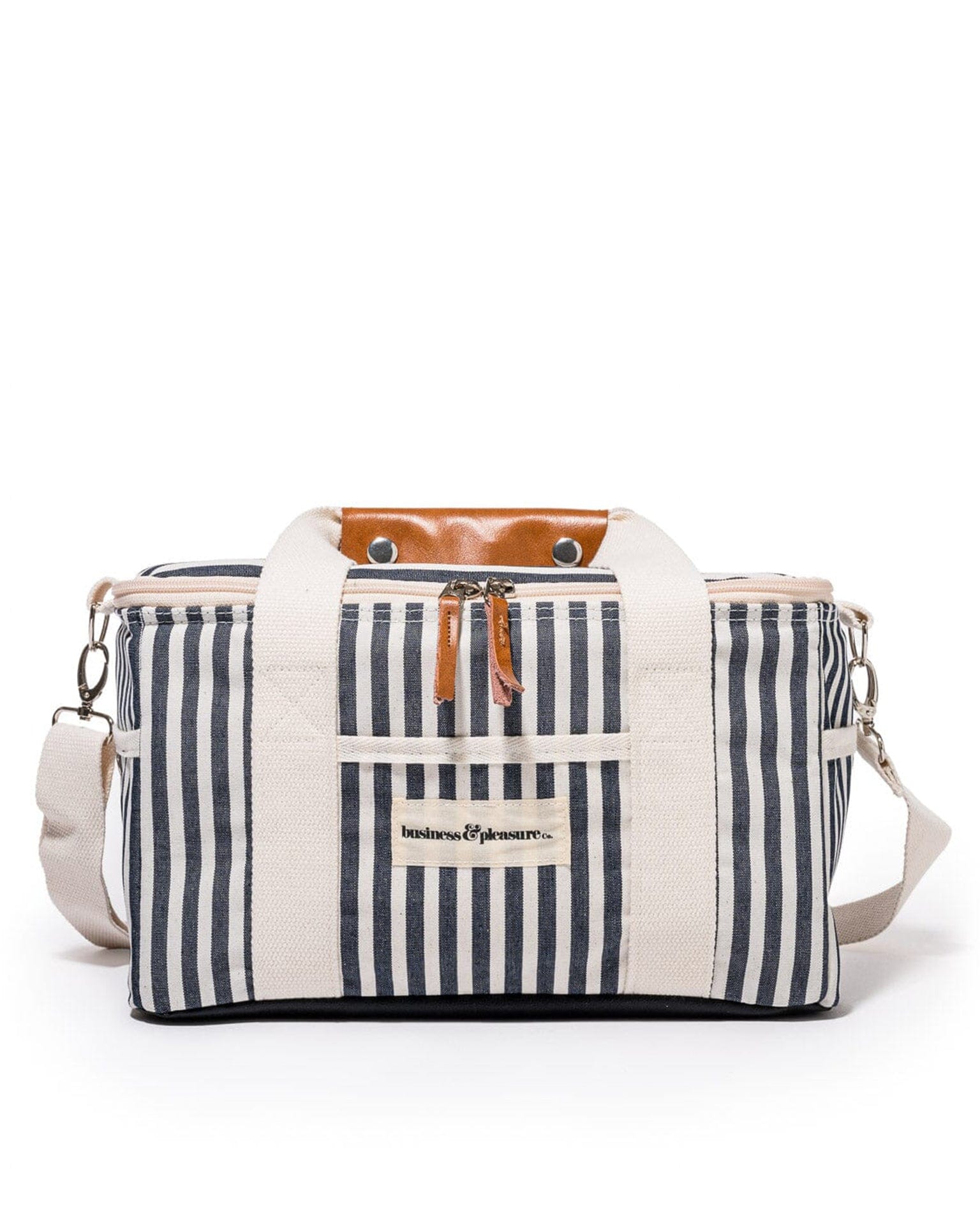 Premium Cooler Bag - Laurens Navy Stripe