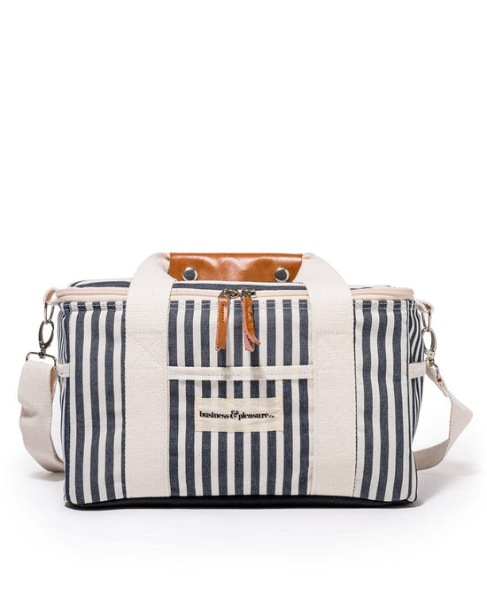 Business & Pleasure Co Home Premium Cooler Bag - Laurens Navy Stripe