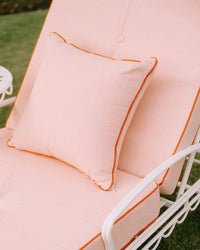 Business & Pleasure Co Small Square Throw Pillow - Rivie Pink 