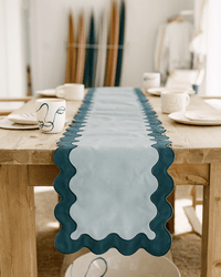 Business & Pleasure Co Table Runner - Rivie Green 
