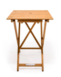 Business & Pleasure Co Tall Folding Table - Teakwood 
