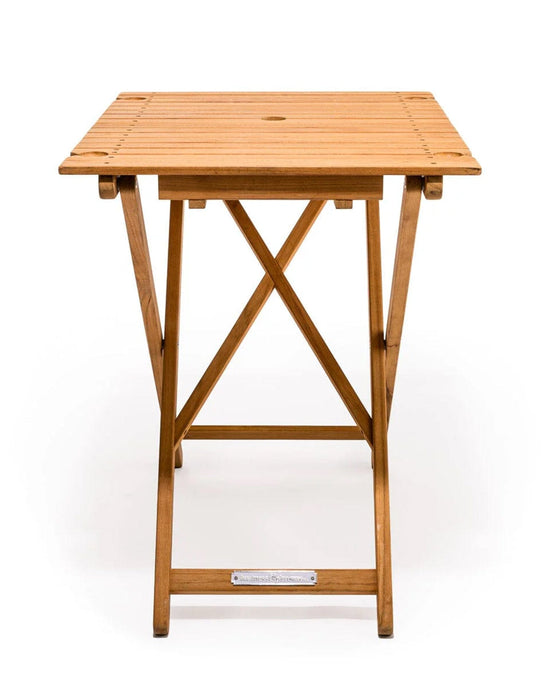 Business & Pleasure Co Tall Folding Table - Teakwood 