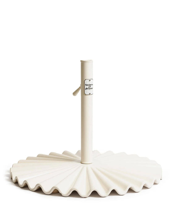 Business & Pleasure Co The Clamshell Base - 55 LBS - Antique White 