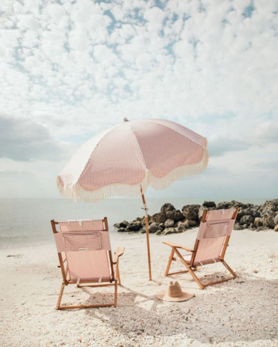 Business & Pleasure Co Tommy Chair - Laurens Pink Stripe 