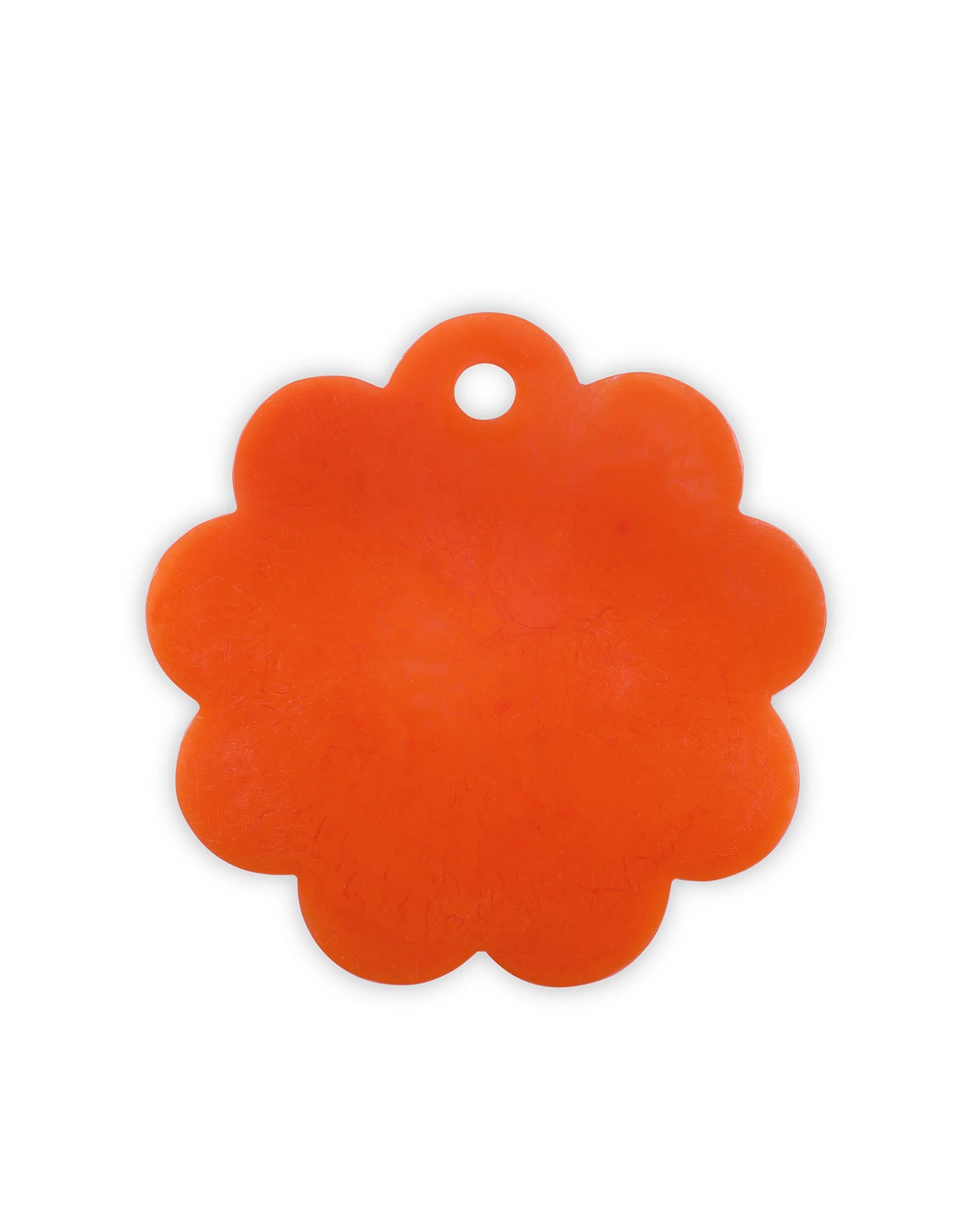 9in Scallop Resin Cheese/Charcuterie Board in Orange