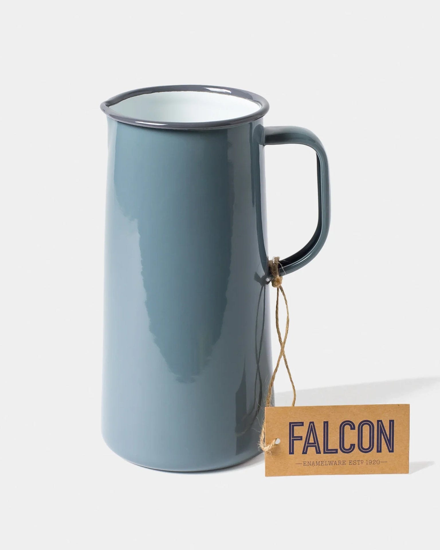 Falcon Enamelware 3 Pint Pitcher Pigeon Grey|Serveware – Baske