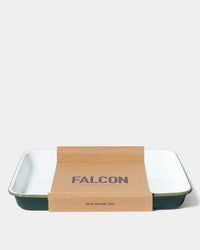 Falcon Enamelware Serving Tray in Samphire Green 