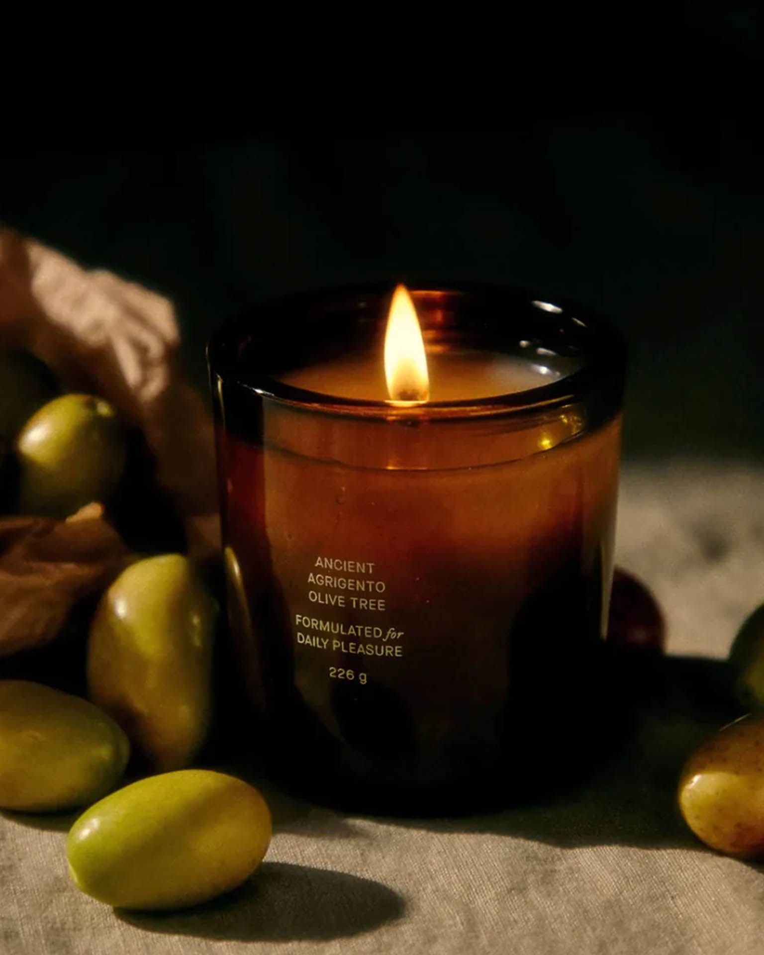 Ancient Agrigento Olive Tree Candle