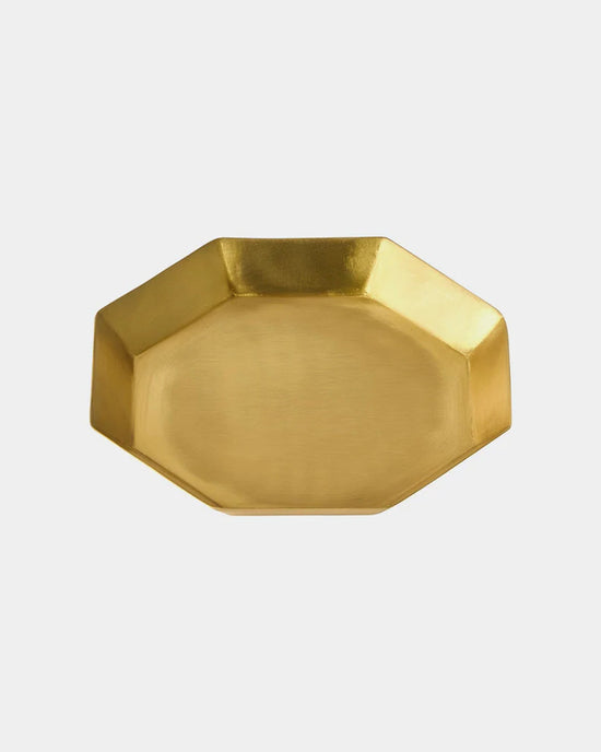 Fog Linen Work Home Brass Octagon Plate - Various Sizes